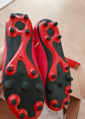 Erkek Kırmızı Puma Futbol Ayakkabısı - Görsel 5