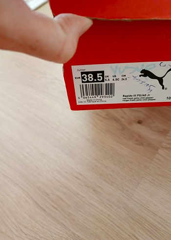 Erkek Kırmızı Puma Futbol Ayakkabısı - Görsel 3