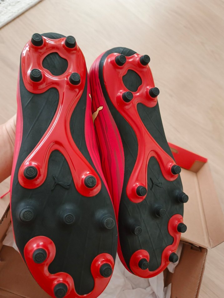 Erkek Kırmızı Puma Futbol Ayakkabısı - Görsel 5