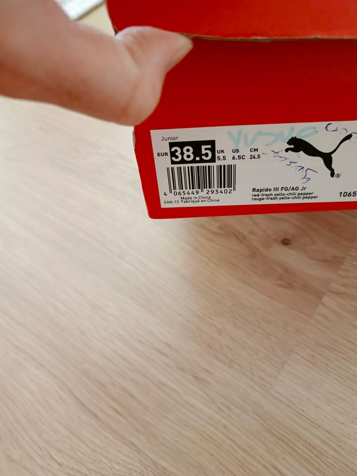 Erkek Kırmızı Puma Futbol Ayakkabısı - Görsel 3