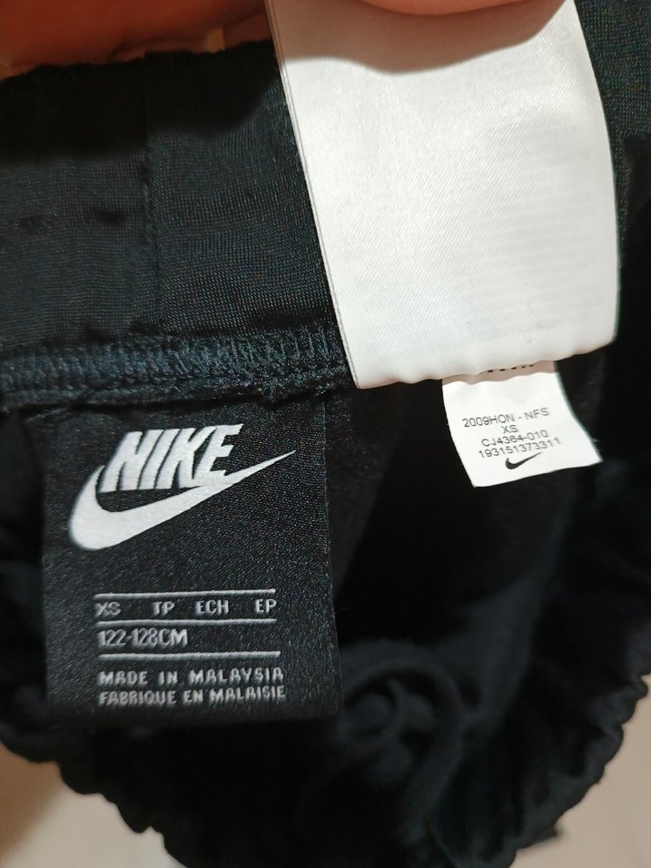 Nike Erkek Çocuk Siyah Fermuarlı Eşofman Takımı - Görsel 2