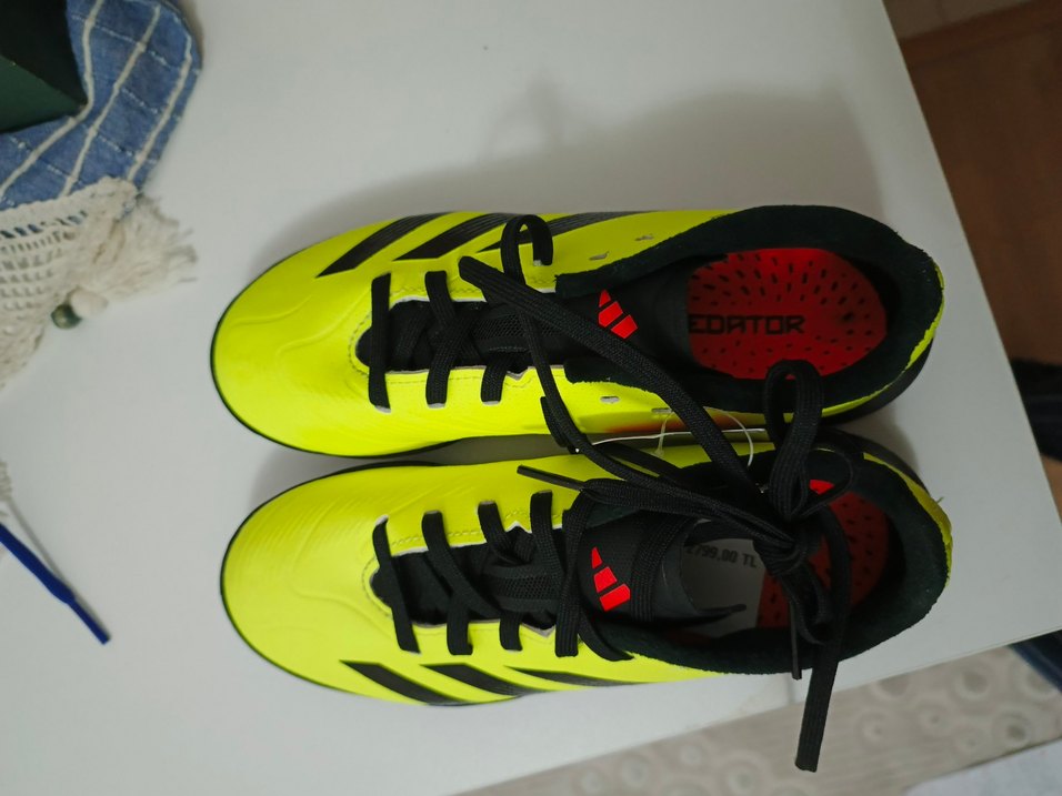 Sarı Adidas Erkek çocuk Futbol Ayakkabısı Predator - Görsel 4
