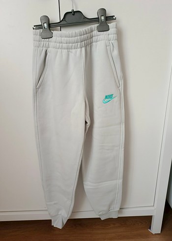 Beyaz Rahat Kesim Kız Eşofman Altı - Görsel 9