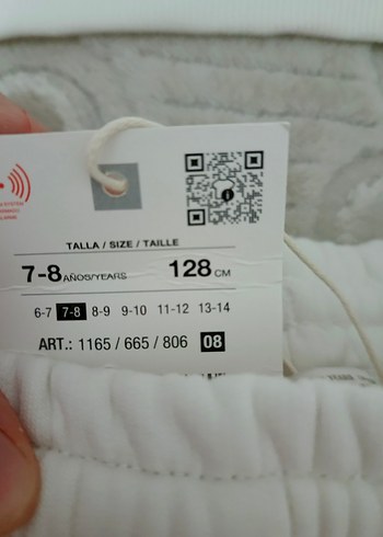 Beyaz Baskılı Erkek Çocuk Eşofman Altı - Görsel 3