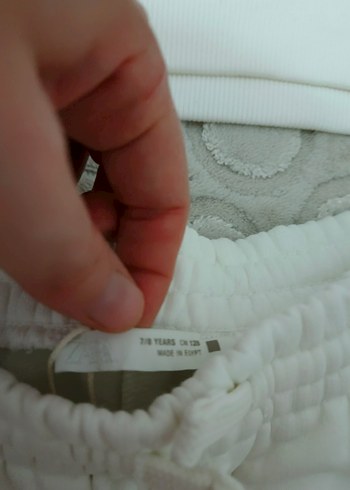 Beyaz Baskılı Erkek Çocuk Eşofman Altı - Görsel 4