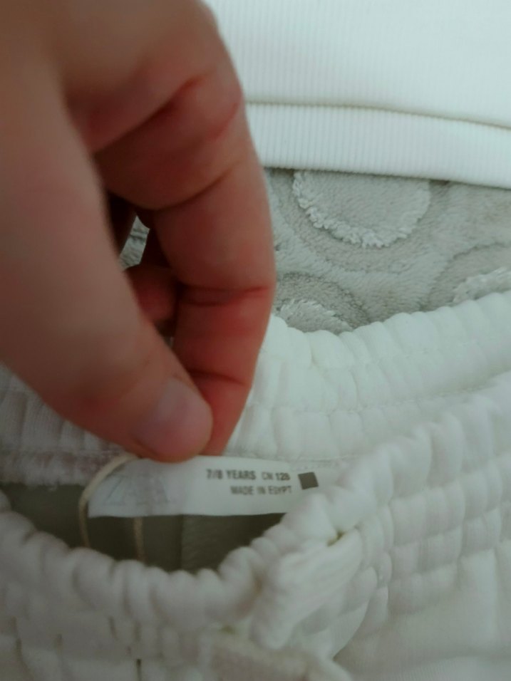 Beyaz Baskılı Erkek Çocuk Eşofman Altı - Görsel 4