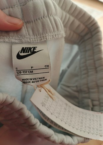 Beyaz Nike Rahat Kesim Kız Eşofman Altı - Görsel 2