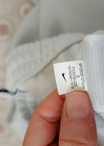 Beyaz Nike Rahat Kesim Kız Eşofman Altı - Görsel 9