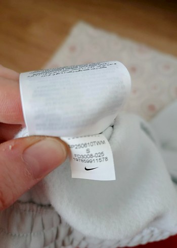 Beyaz Nike Rahat Kesim Kız Eşofman Altı - Görsel 8