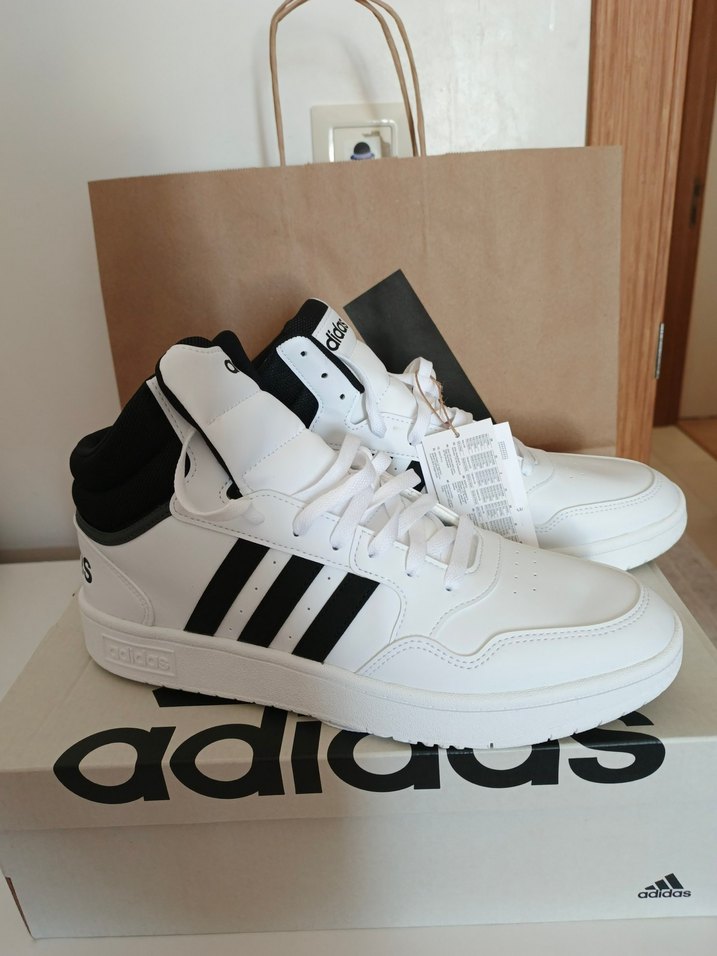 Beyaz Adidas Erkek Spor Ayakkabı - Görsel 2