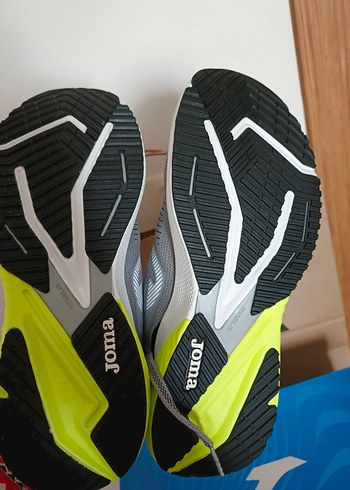 Gri Erkek Spor Koşu Ayakkabısı Velcro - Görsel 3