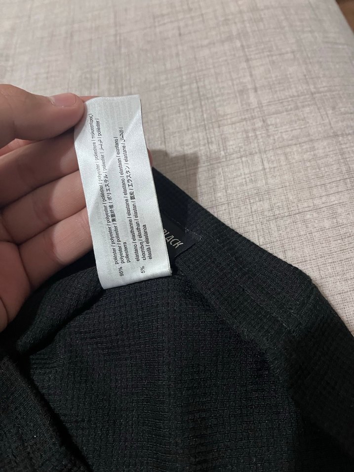 Erkek Siyah Polo Yaka Kısa Kollu Tişört - Görsel 5