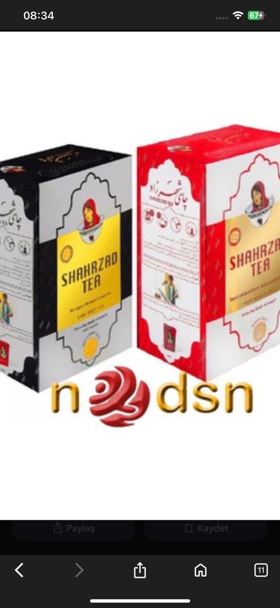 Shahrzad Siyah Çay 450g - Görsel 2