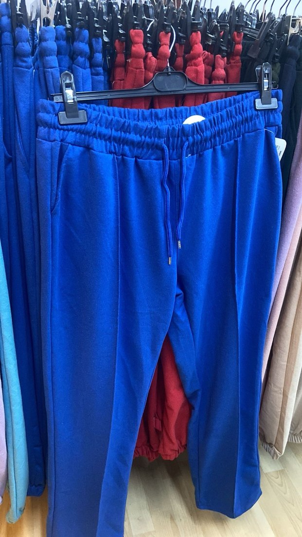 Mavi Kadın Bol Kesim Eşofman Altı - Görsel 2