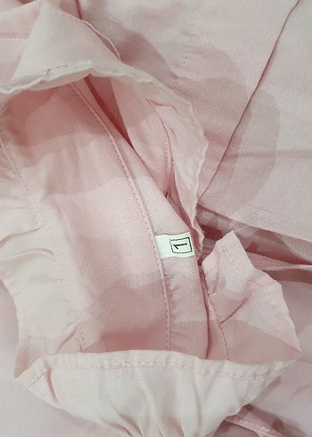 Kadın Pudra Rengi Keten Gömlek - Görsel 3