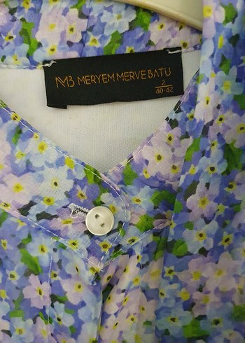 Mor Bohem Uzun Elbise Yüksek Yakalı - Görsel 3