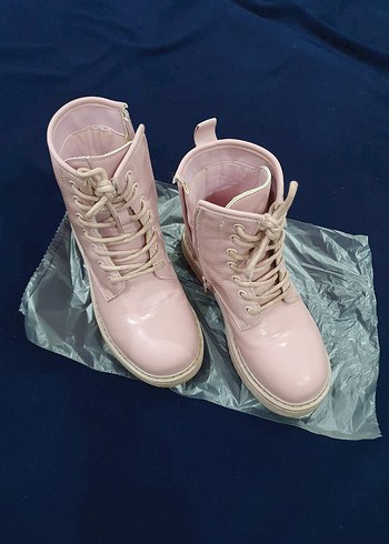 Kız Çocuk Pembe Fermuarlı Bot - Görsel 3