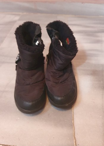 Fermuarlı Kahverengi Kadın Dolgu Topuk Bot - Görsel 4