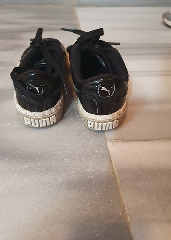 siyah spor ayakkabı kız cocuğu icin - Görsel 3