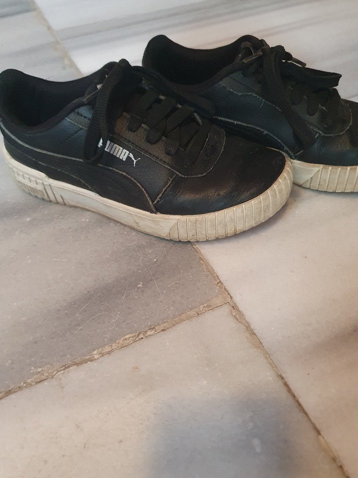 Siyah Platform Topuklu Kadın Spor Ayakkabı - Görsel 2