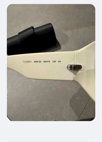 Dolce gabbana Şeffaf Gri Camlı Beyaz Kadın Gözlüğü - Görsel 2