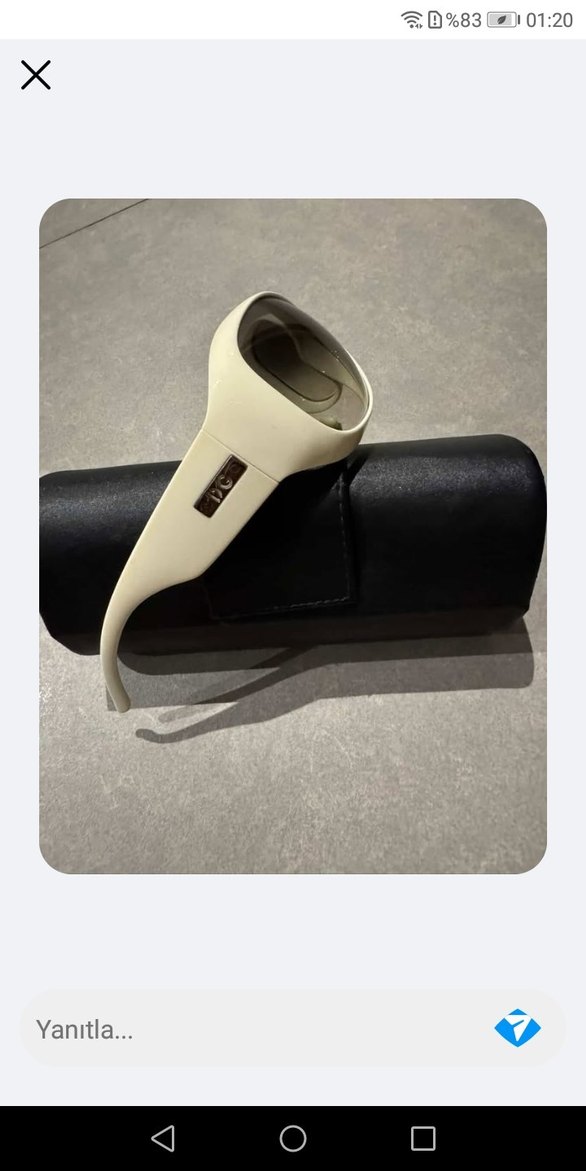 Dolce gabbana Şeffaf Gri Camlı Beyaz Kadın Gözlüğü - Görsel 4