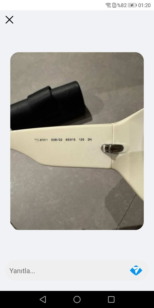 Dolce gabbana Şeffaf Gri Camlı Beyaz Kadın Gözlüğü - Görsel 2