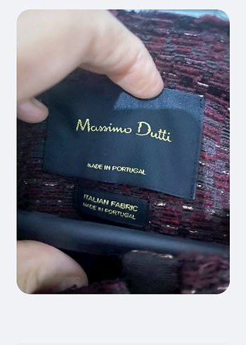 Bordo Kadın Örgü Yün Ceket - Görsel 4