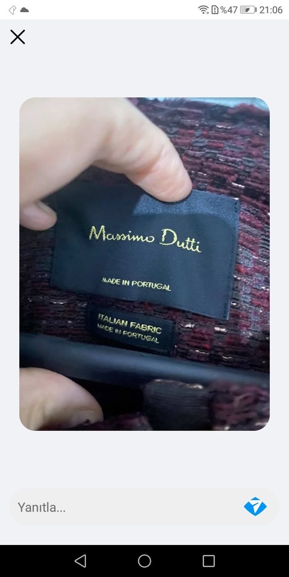 Bordo Kadın  Örgü Yün Ceket - Görsel 4