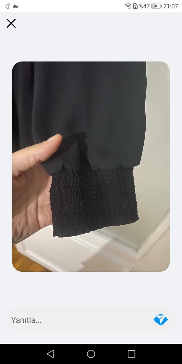 Nakış Detaylı Siyah Bohem Midi Elbise - Görsel 2