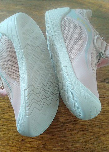 Kız Çocuk Pembe Cırt Cırtlı Spor Ayakkabı - Görsel 5