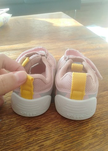 Kız Çocuk Pembe Cırt Cırtlı Spor Ayakkabı - Görsel 6