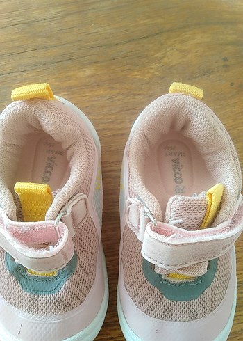 Kız Çocuk Pembe Cırt Cırtlı Spor Ayakkabı - Görsel 2