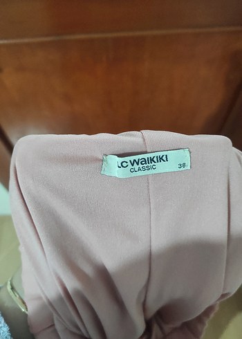 38 Beden pembe Renk Pembe Pileli Uzun Kadın Etek