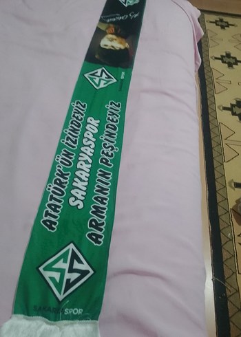 Beden Sakaryaspor Yeşil Baskılı Atkı