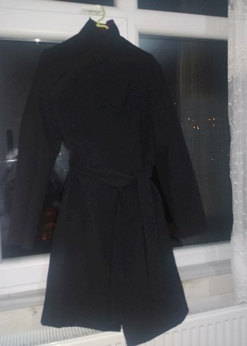 Siyah Kuşaklı Uzun içi bordo kase kaban - Görsel 6