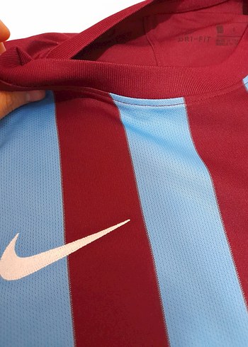 Bordo-mavi Çizgili Erkek Spor Forma - Görsel 3