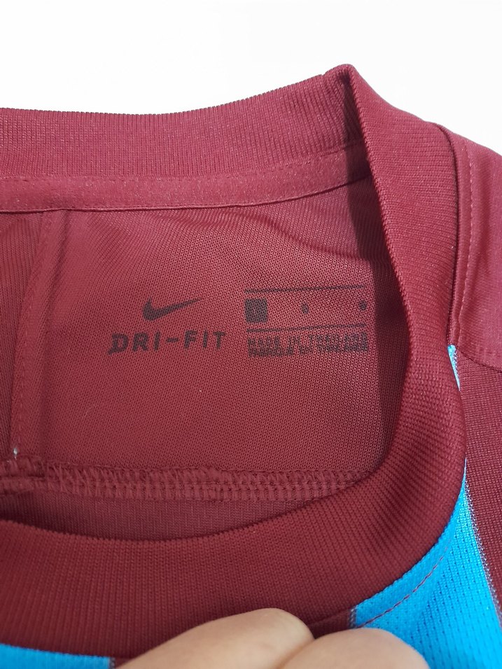 Bordo-mavi Çizgili Erkek Spor Forma - Görsel 4