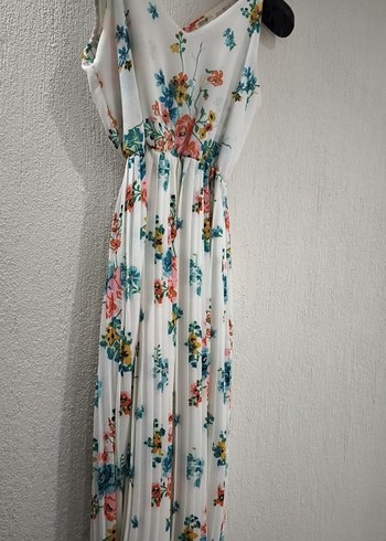 Çiçek Desenli Bohem Uzun Elbise - Görsel 3