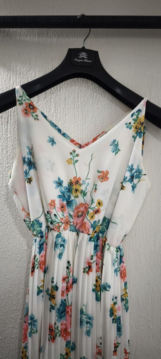 Çiçek Desenli Bohem Uzun Elbise - Görsel 2