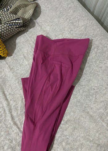 Mor Esnek Kadın Spor Taytı - Görsel 2