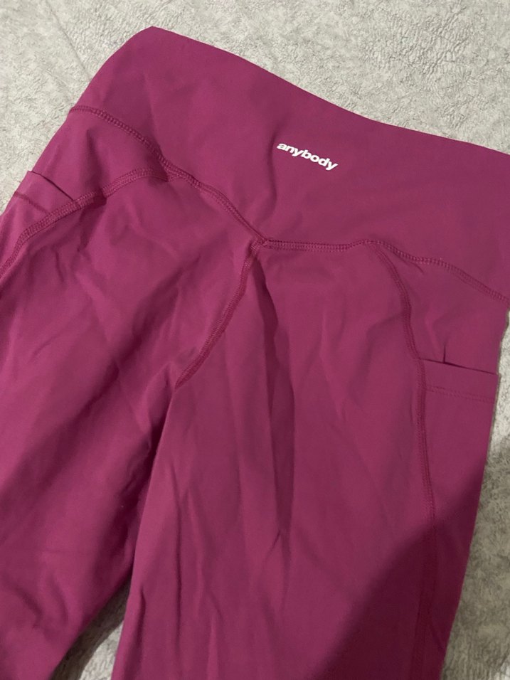 Mor Esnek Kadın Spor Taytı - Görsel 3