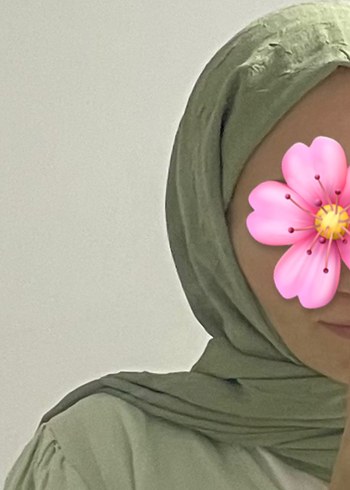 Açık yeşil pamuk şal - Görsel 3