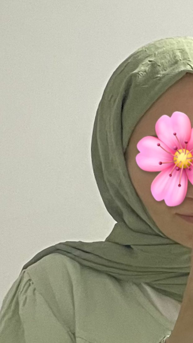 Açık yeşil pamuk şal - Görsel 3