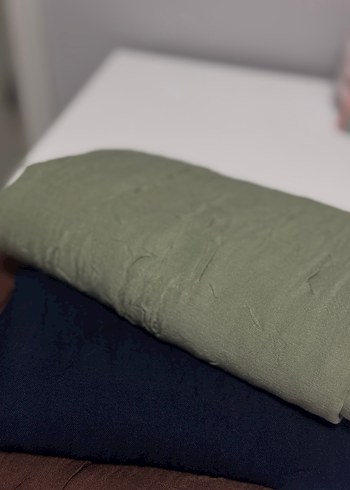 Lacivert pamuk şal - Görsel 2