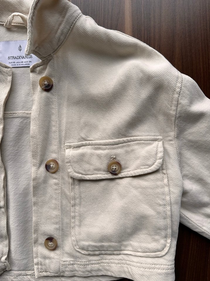 Stradivarius kısa ceket - Görsel 2