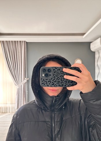 Zara Siyah Şişme Kadın Mont - Görsel 6