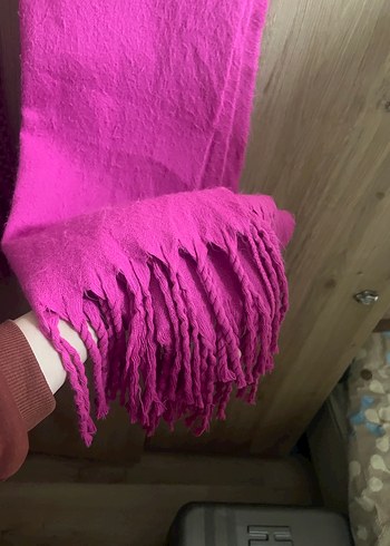 Pembe Kadın Bohem Drapeli Şal - Görsel 4