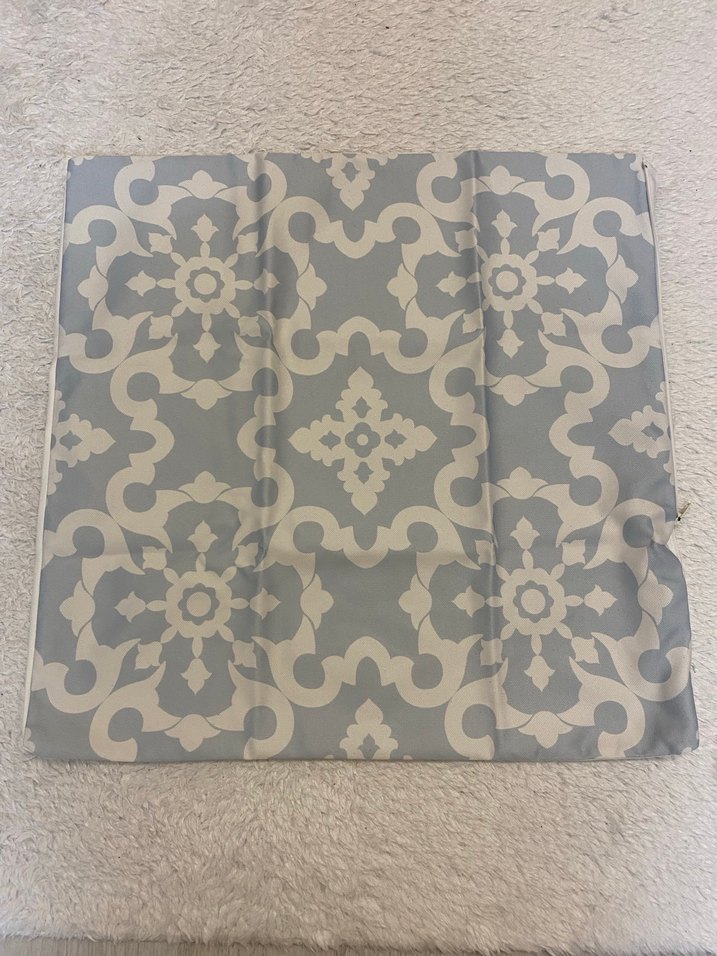 Gri Desenli Dekoratif Yastık Kılıfı - Görsel 5