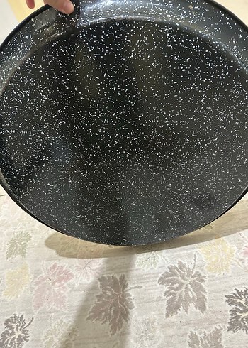 Çiçek Desenli Beyaz Tepsi - Görsel 3